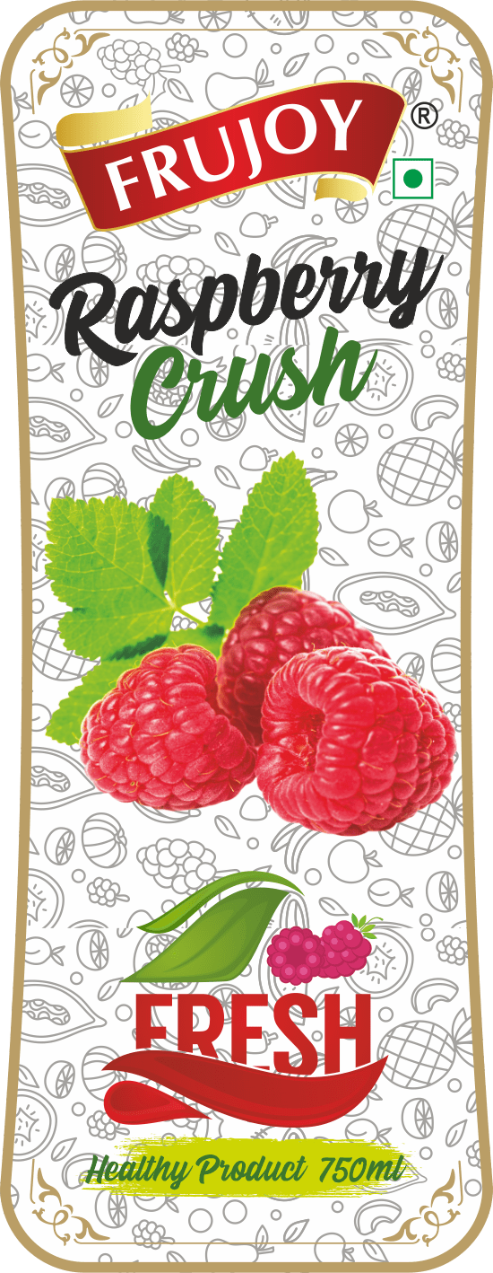 Frujoy Raspberry Crush 750ml | For Fruit Mocktail | Cocktail | Cake | Baking Essentials | Juices | Beverages Crush Frujoy