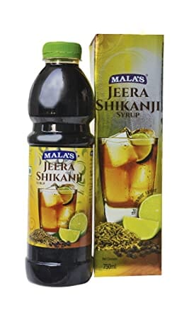 Mala's Jeera Shikanji Syrup 750 ml SYRUP 750ml Mala's