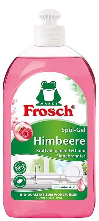 Frosch Raspberry Dishwashing Liquid - 500 ml Cleaner Frosch