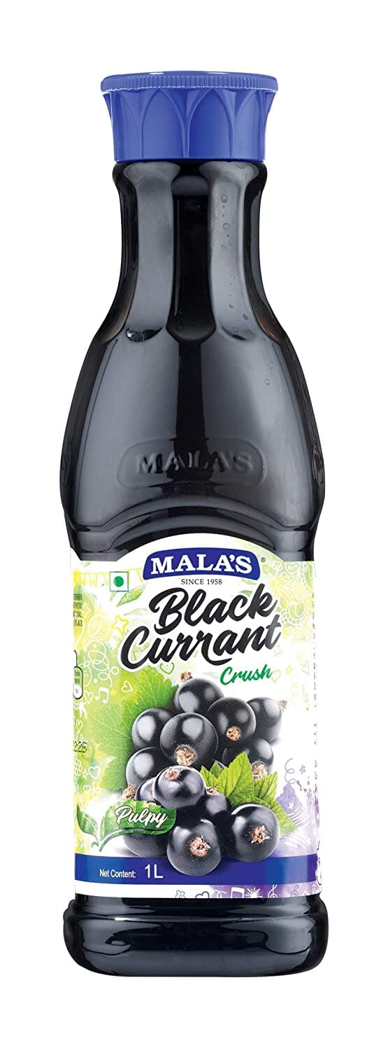 Mala's Black Currant Crush 1000 ML Pet Bottle Crush Mala's