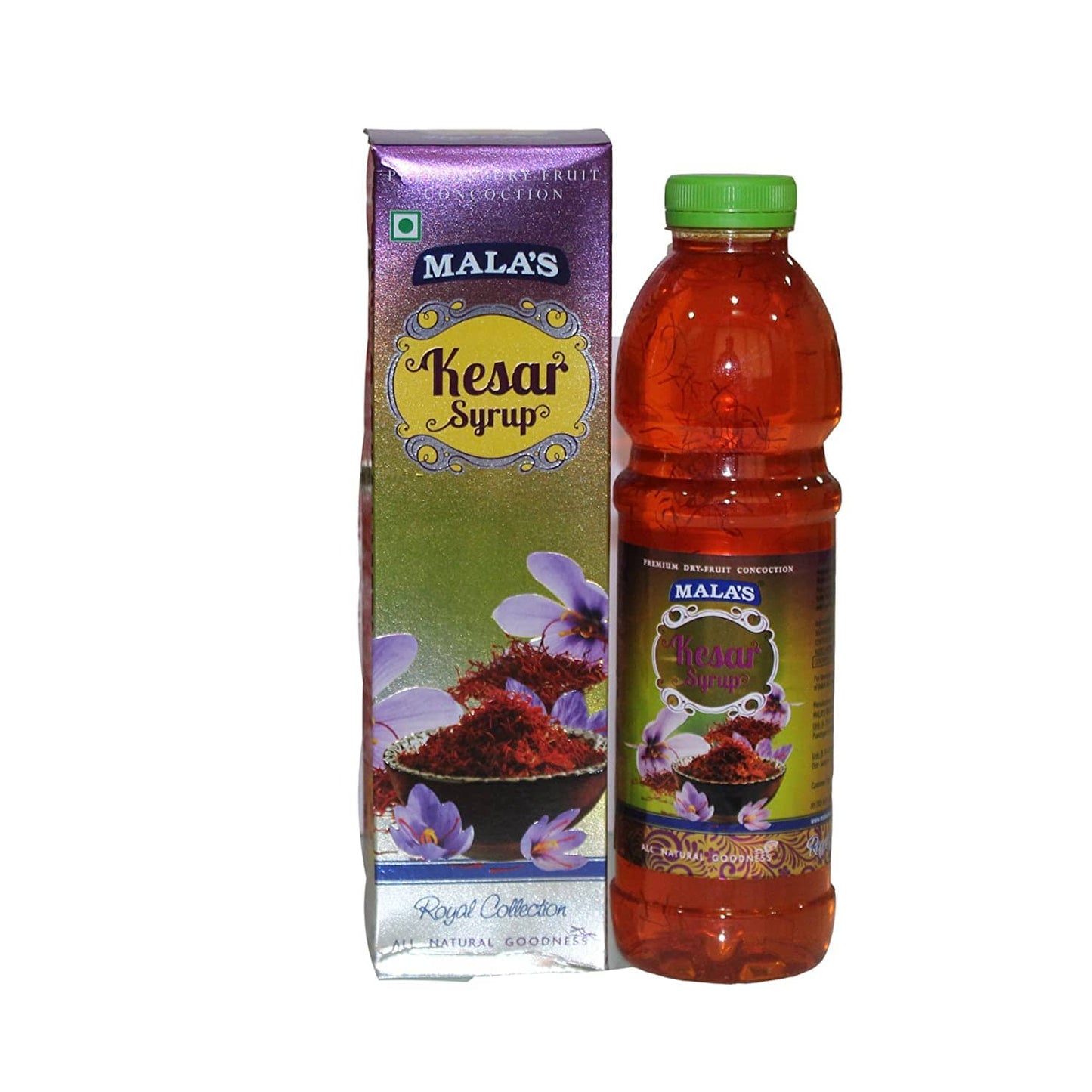 Malas Kesar Syrup750ml Pet Bottle Royal Mala's