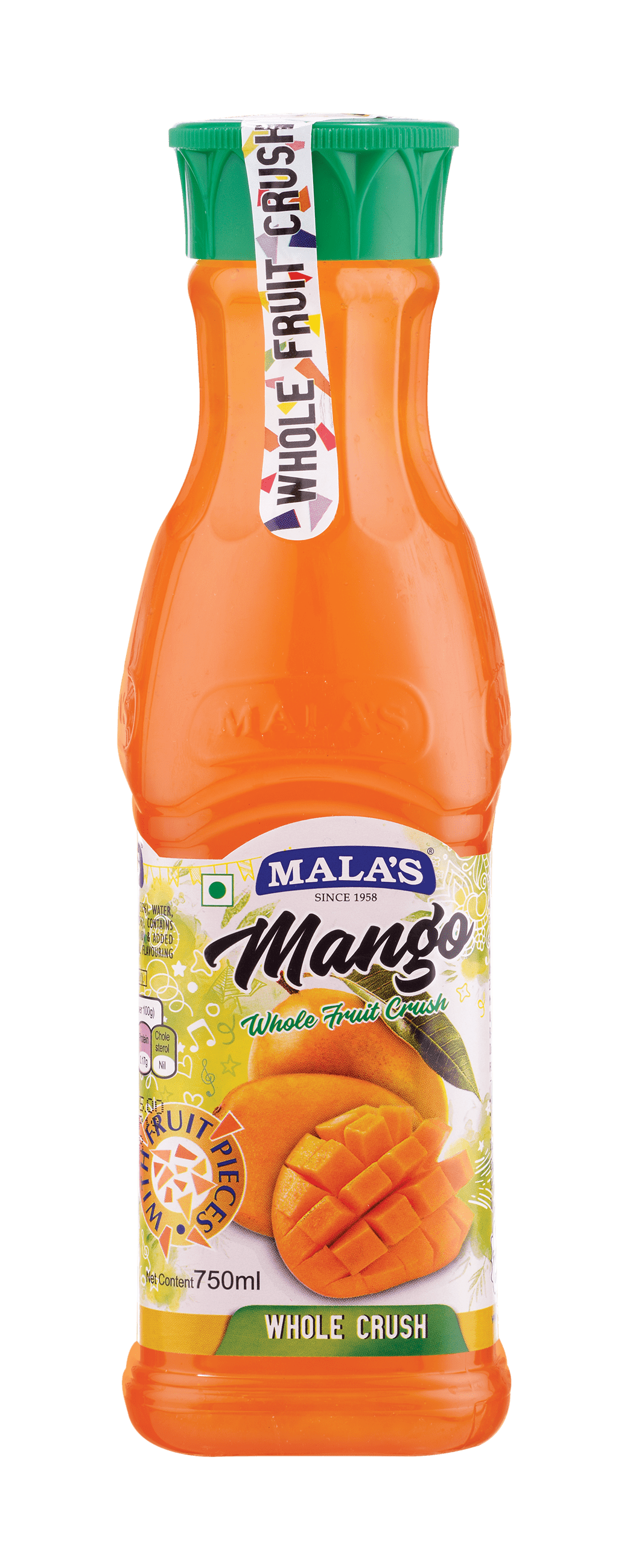 Mala's Mango Whole Crush 750 ML Pet Bottle CRUSH Mala's