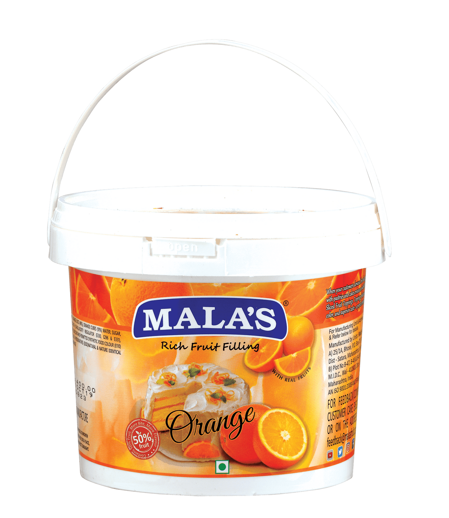 Mala's Orange Fillings for Pie , Pastry & Cake FILLINGS Mala's