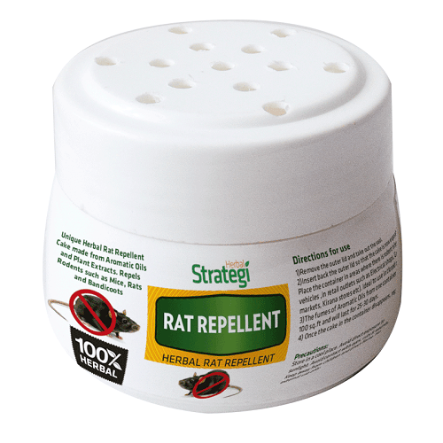 Herbal Strategi Rat Repellent Cake 50 GM Repellent Herbal Strategi