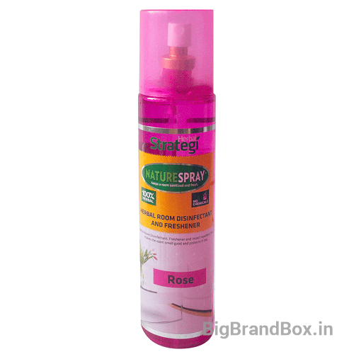 Herbal Strategi Rose Room Freshner 250ML Better Homes Herbal Strategi