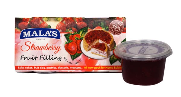 Mala's Strawberry Fillings for Pie , Pastry & Cake FILLINGS Mala's