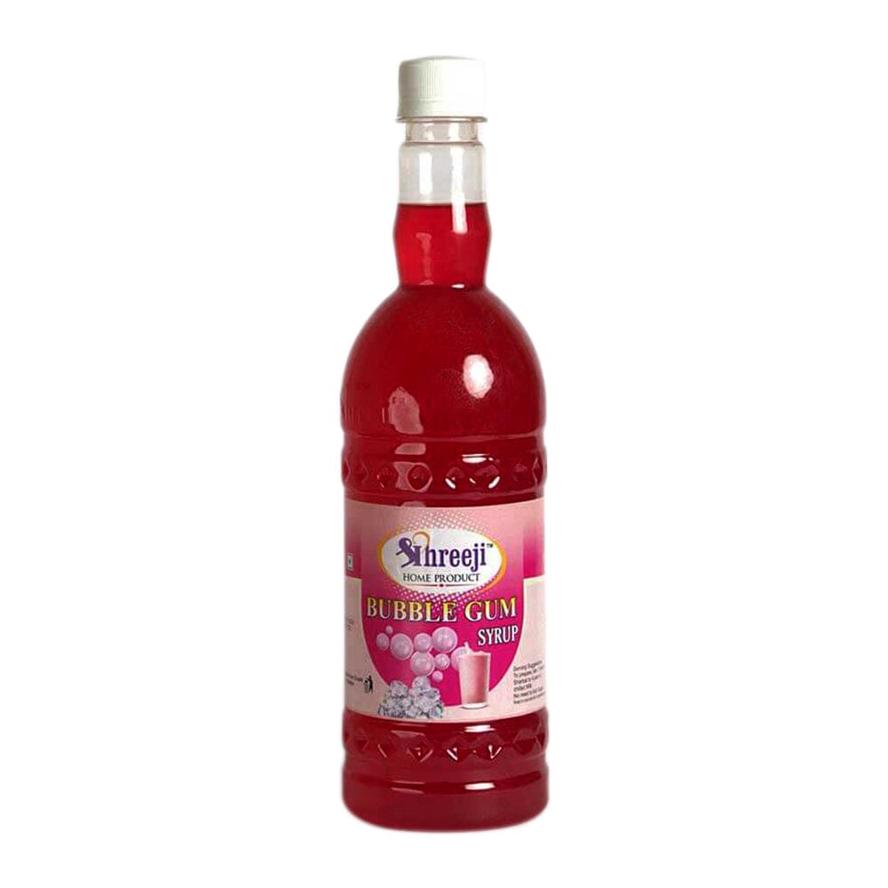 Shreeji Bubble gum Syrup Mix With Milk For Making Milkshake 750 ml Syrup Shreeji