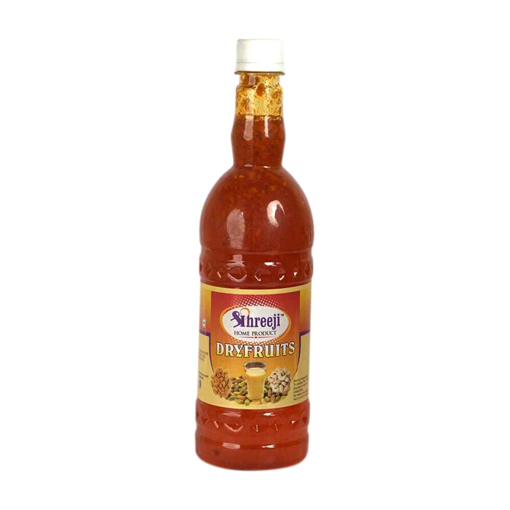 Shreeji Dry Fruits Syrup Mix with Milk for Making Juice 750 ml Syrup Shreeji