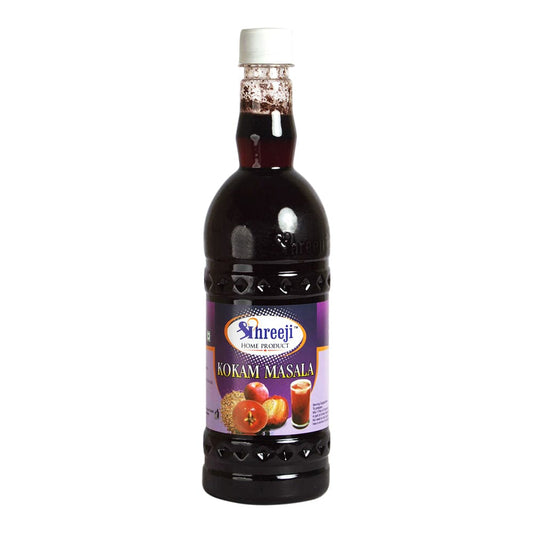 Shreeji Kokam Masala Syrup Mix with Water for Making Juice 750 ml Syrup Shreeji