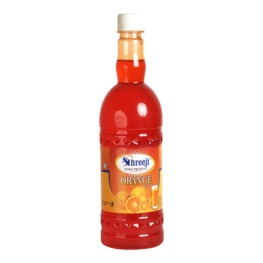 Shreeji Orange Syrup Mix with Water for Making Juice 750 ml Syrup Shreeji