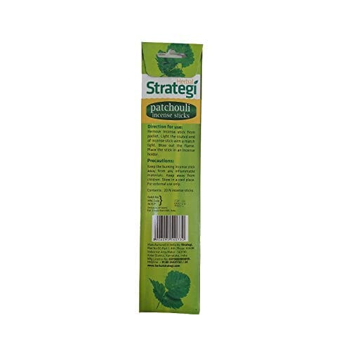 Herbal Strategi Patchouli Aromatic Incense Sticks 20 pcs Better Homes Herbal Strategi