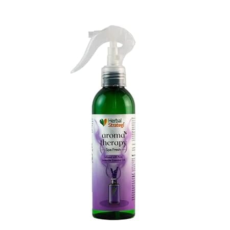 Herbal Strategi Lavender Aroma Therapy - Spa Fresh - 200ml | Infused with Pure Lavender Essential Oil | 100% Pure and Undiluted. No additives or Fillers| Long Lasting | Non Toxic, Safe No side effects | Kid & Pet friendly | Cruelty free Vegan.