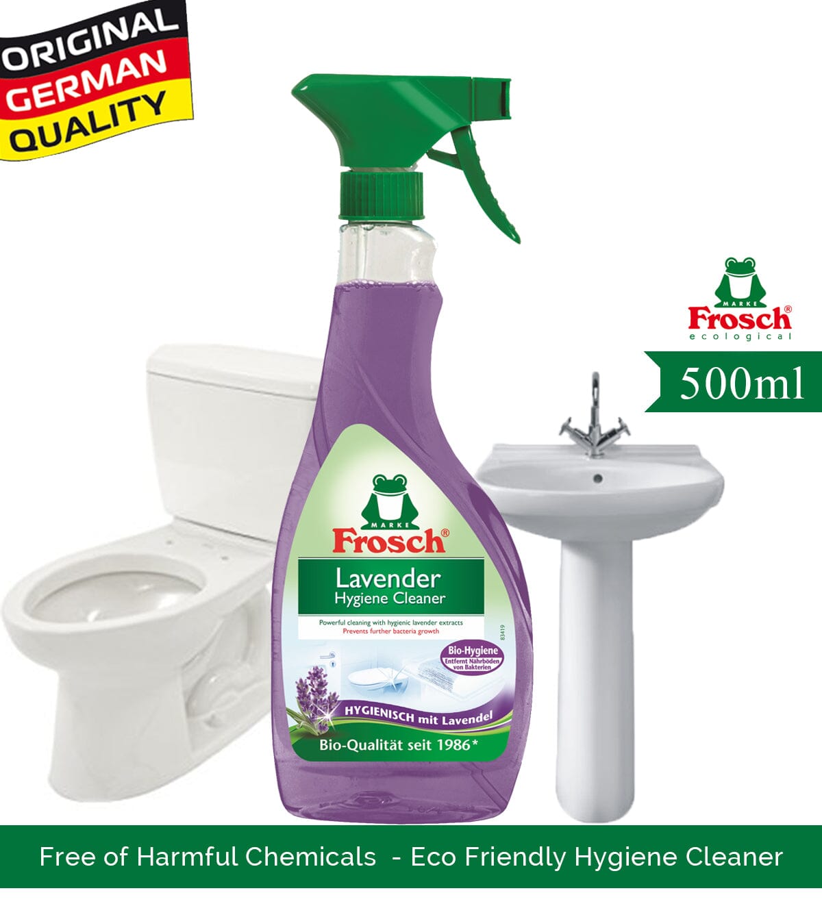 Frosch Lavender Sanitizing Spray 500ML Cleaner Frosch
