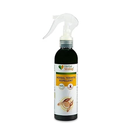 Herbal Strategi Termite Repellent Spray 200 ML Ayush Certified | Unique Blend of Plant extracts, 100% Herbal, eco-Friendly and Biodegradable | No Side Effects. Repellent Herbal Strategi