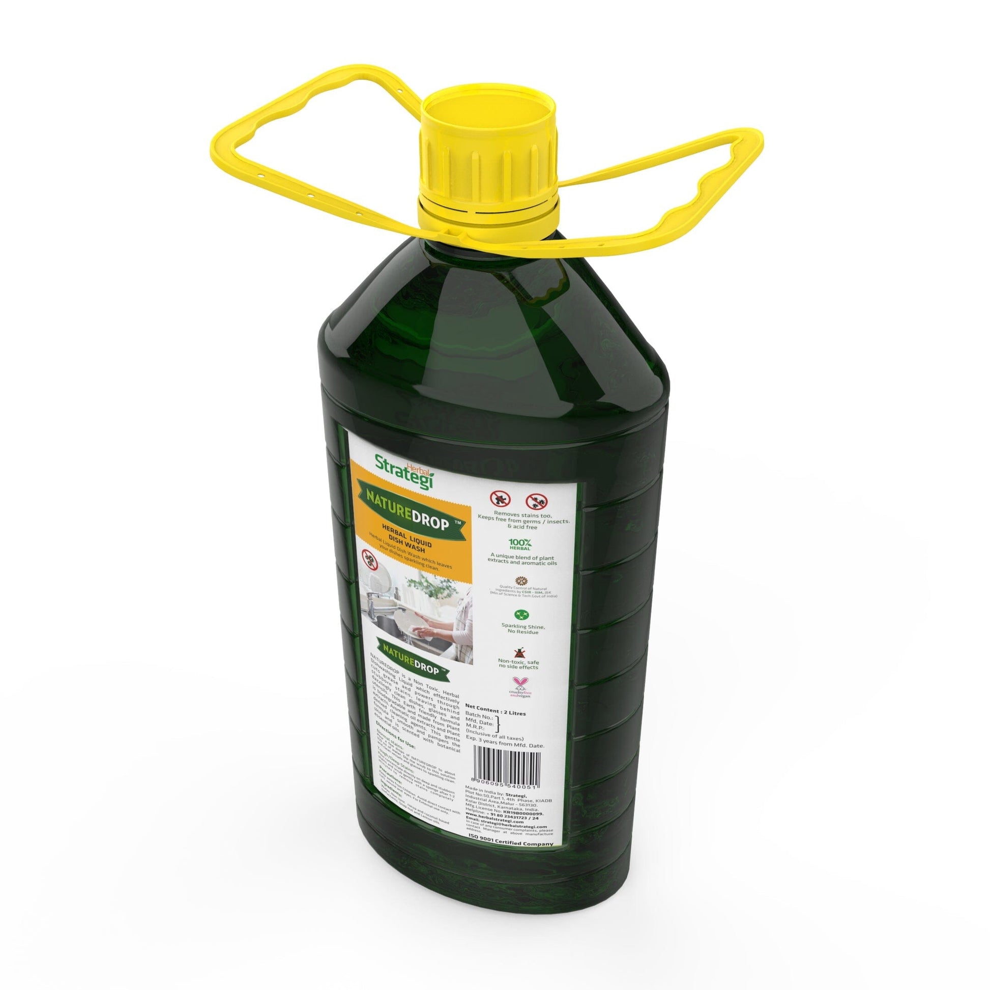 Herbal Strategi Dishwash Liquid 2L Cleaner Herbal Strategi