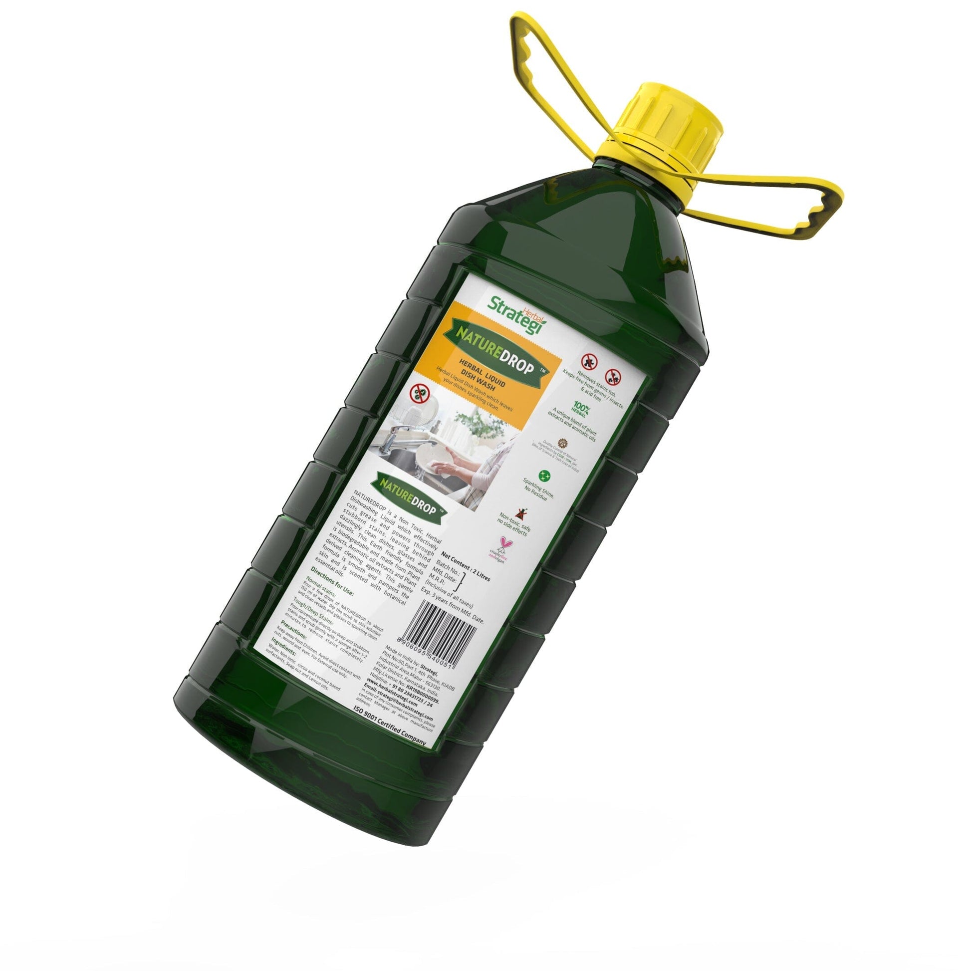 Herbal Strategi Dishwash Liquid 2L Cleaner Herbal Strategi