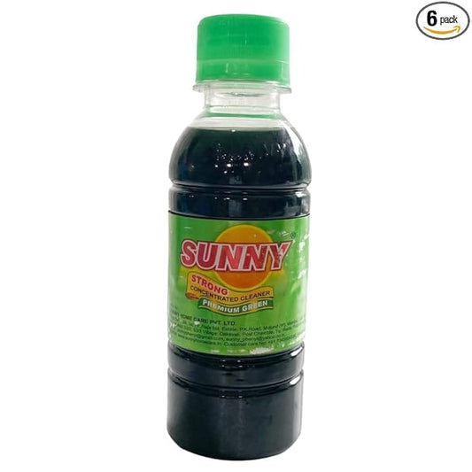 Sunny STRONG CONCENTRATED Premium Floor Surface All Purpose Cleaner Green 200 ML (Pack of 6) Sunny
