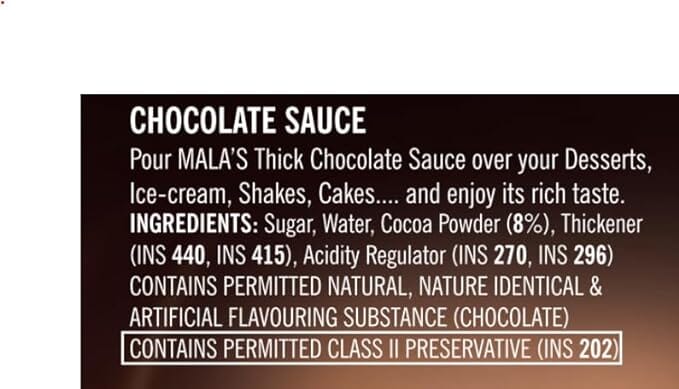 Malas Chocolate Sauce 500ml Pet Bottle CHOC SAUCE Mala's