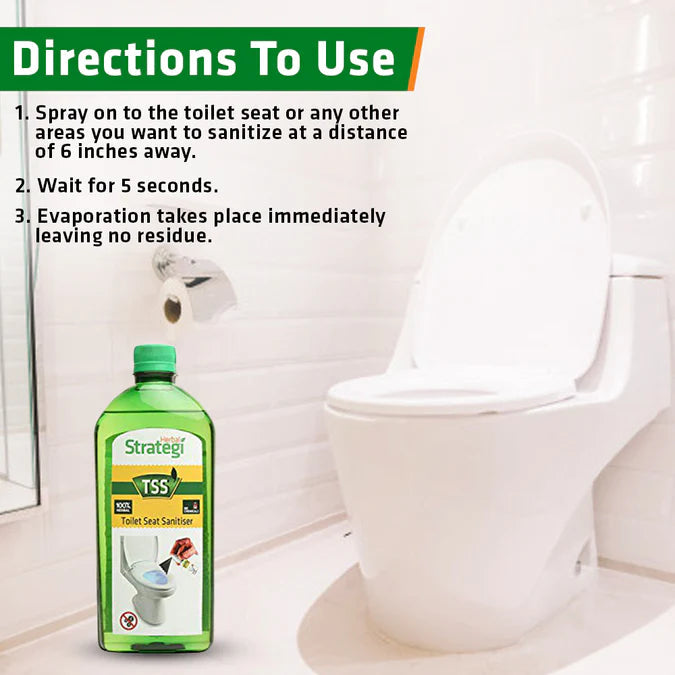 Herbal Strategi Toilet Seat Sanitizer 50 ML Better Homes Herbal Strategi