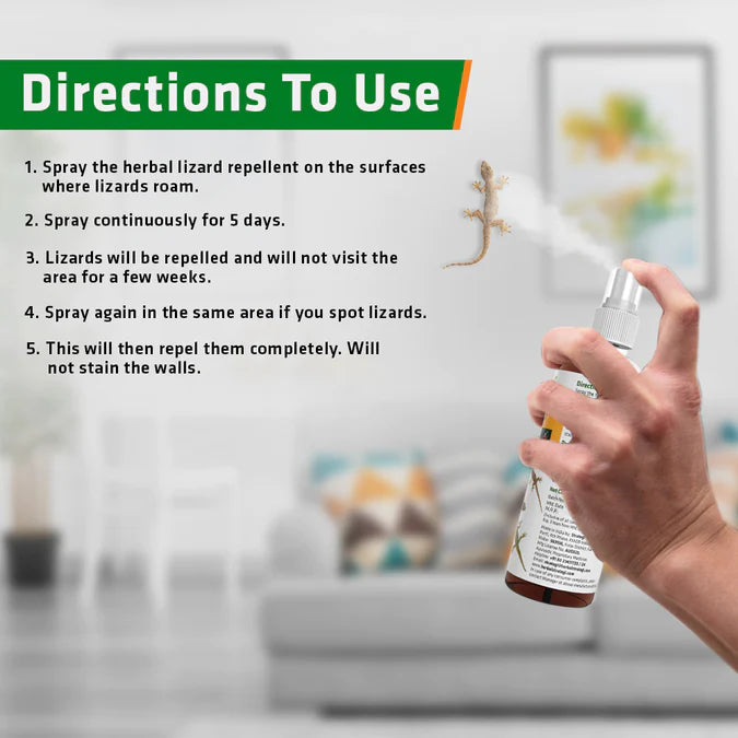 Herbal Strategi Lizard Repellent Spray 200 ML Repellent Herbal Strategi