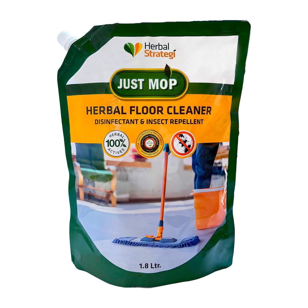 Herbal Strategi Floor Cleaner Disinfectant and Insect Repellent 1.8L Refill Pouch