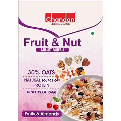 Chandan Mouth Freshner Delicious Millets Fruit & Nut Museli 400gm Millet Chandan