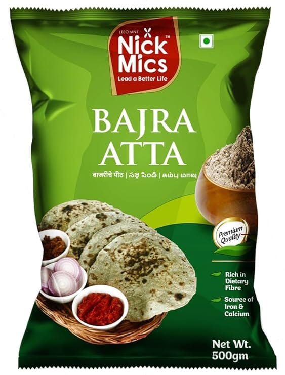 NICKMICS BAJRA ATTA (Flour) 500GM