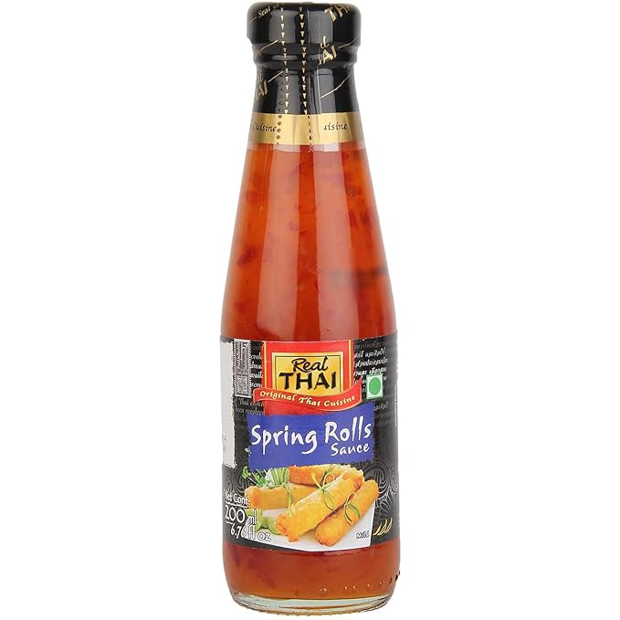 Real THAI Original Thai Cuisine Spring Roll Sauce, 6.76 fl oz ℮ 200 ml