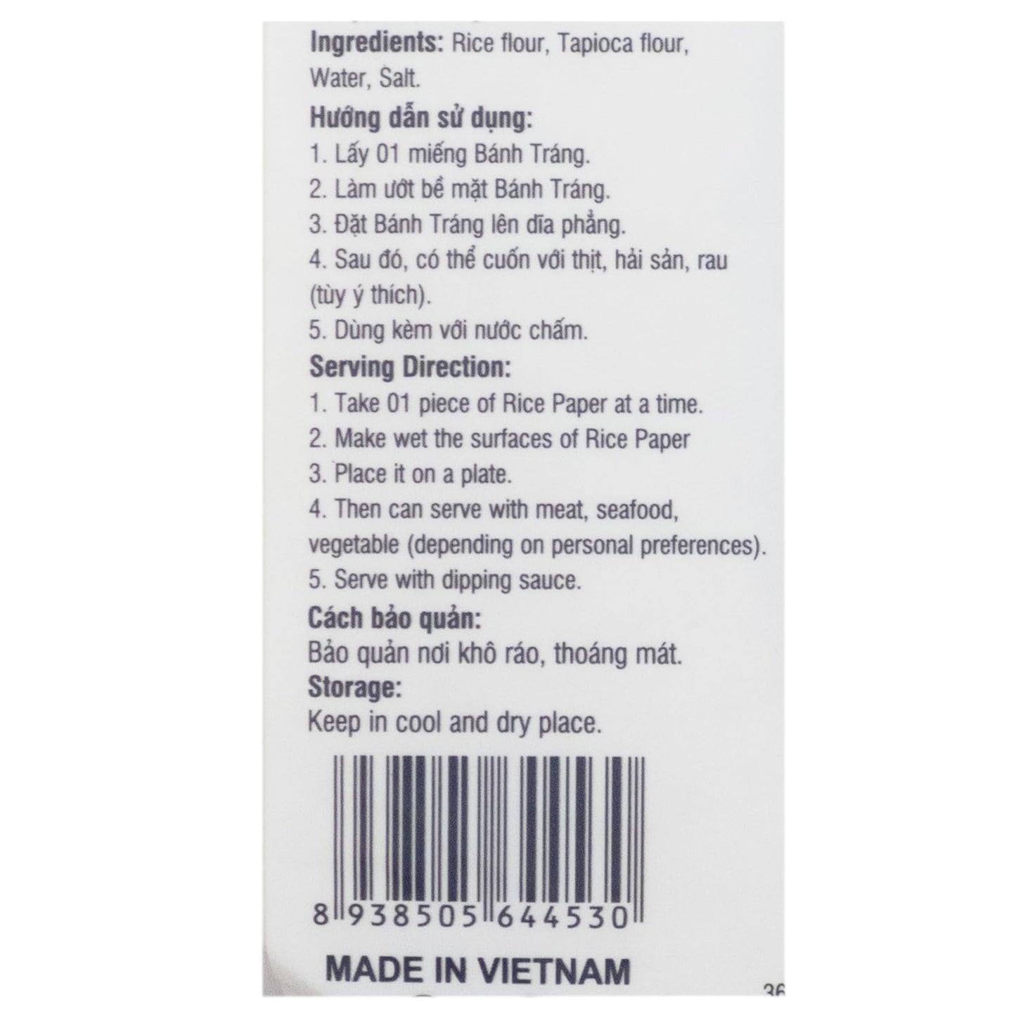 Mr Rice Fresh Roll Rice Paper 16cm (300gm)