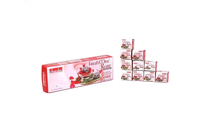 Chandan Mouth Freshener Fresh Mint Rose Pan, 2.53 oz / 72 g Mukhwas - Mouth Freshner Chandan