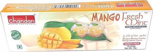 Chandan Mouth Freshener Mango Fresh Mint 12 Pcs 72gm Mukhwas - Mouth Freshner Chandan