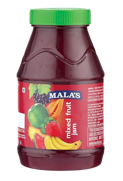 Malas Mixed Fruit Jam 1Kg Pet Jar