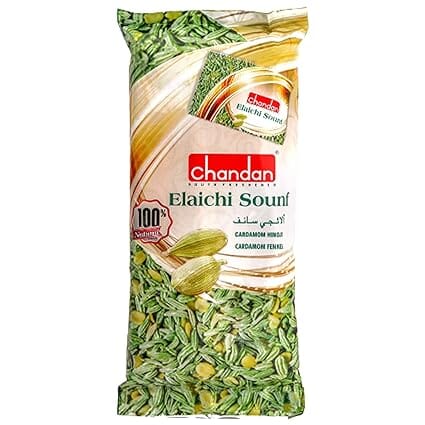 Chandan Mouth Freshener Elaichi Saunf 50 Sachets Pack | Rich in Anti-Oxidants And A Delicious Mukhwas