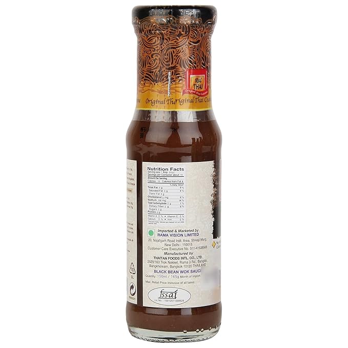 Real Thai Black Bean Wok Sauce 150 ml