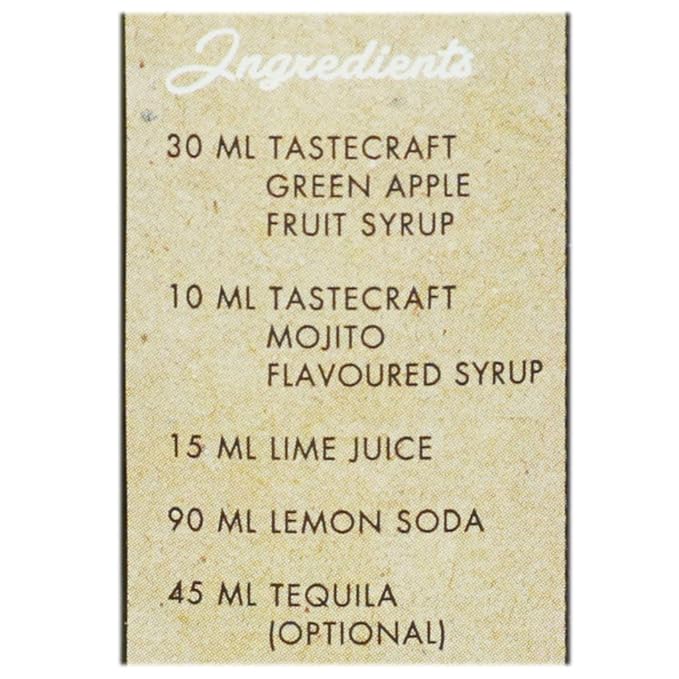 Tastecraft Green Apple Fruit Syrup 750ml