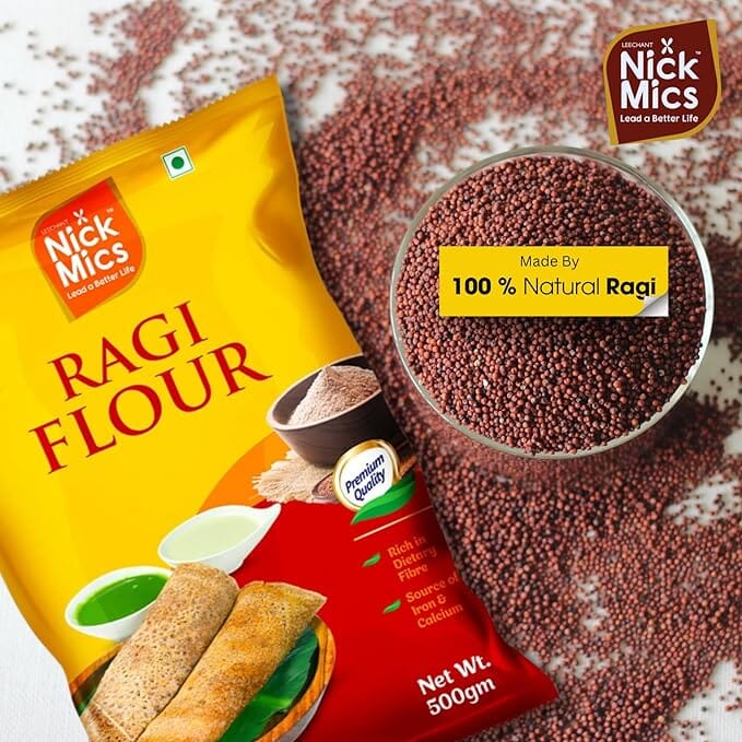Nickmics Ragi Flour 500gm
