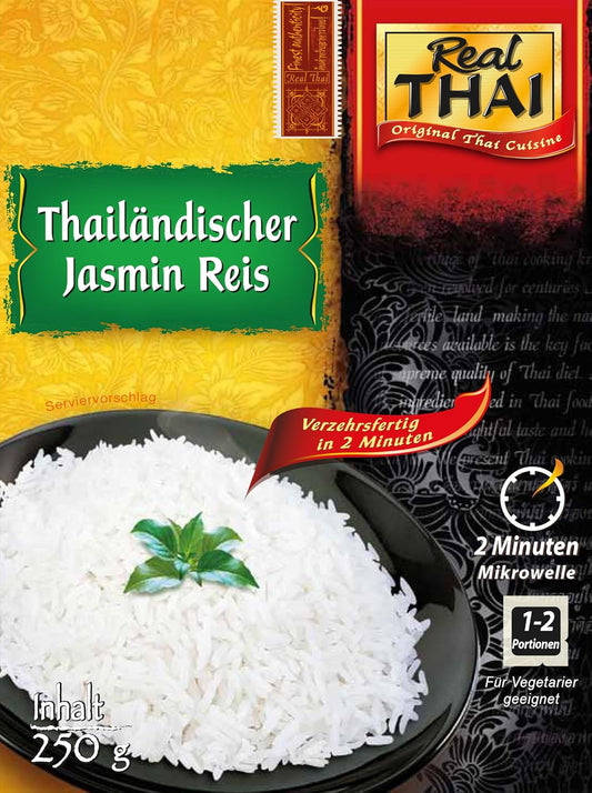Real THAI Original Thai Cuisine Jasmine Rice, 8.82 oz ℮ 250 g