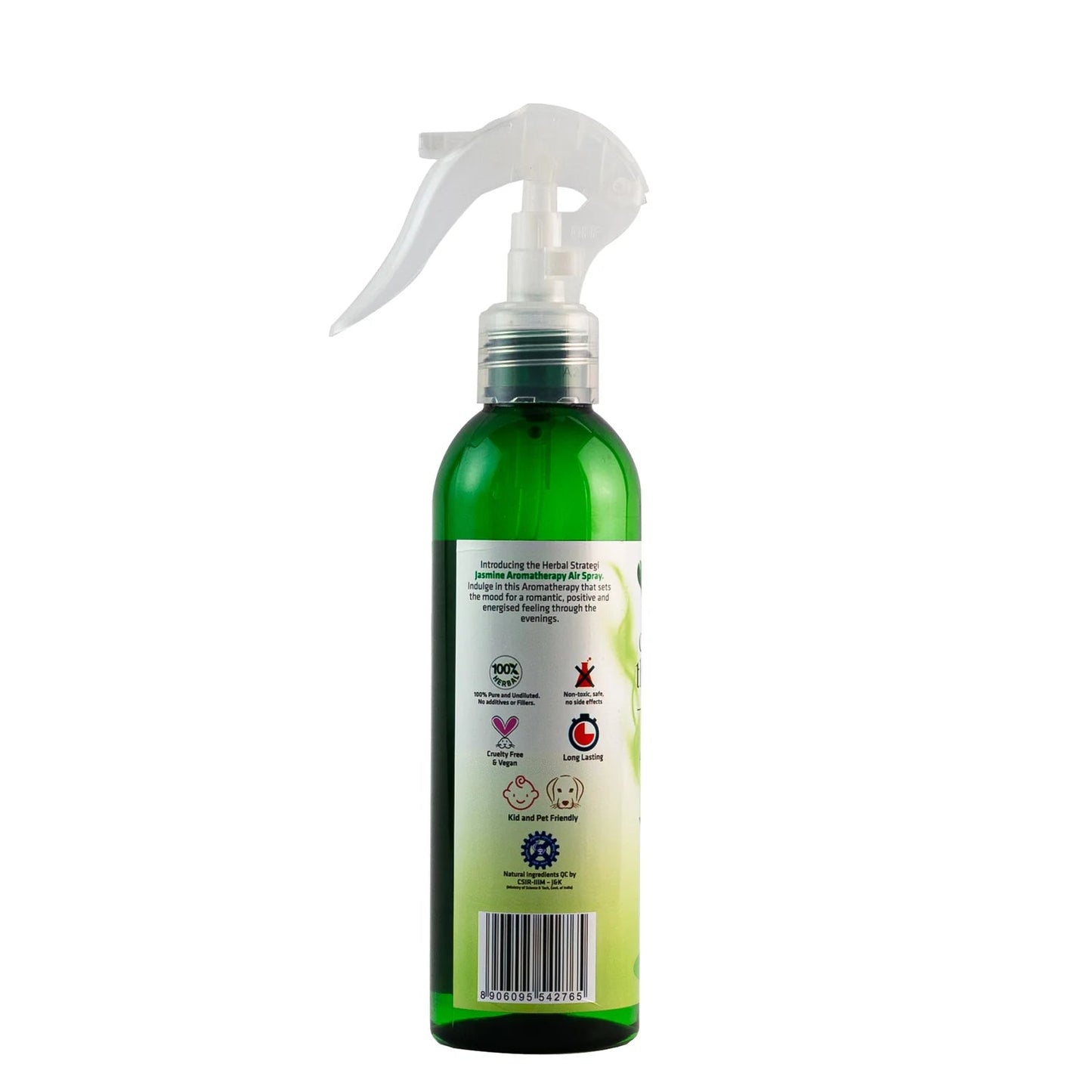 Herbal Strategi Jasmine Aroma Therapy - Spa Fresh - 200ml | Infused with Pure Jasmine Essential Oil | 100% Pure and Undiluted. No additives or Fillers| Long Lasting | Non Toxic, Safe No side effects | Kid & Pet friendly | Cruelty free Vegan.