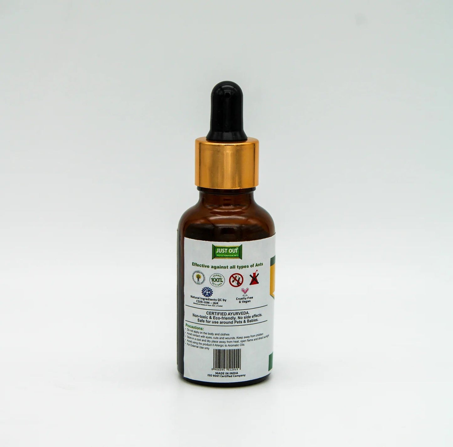 Herbal Strategi Ant Repellent Oil Gel 50 ML (Pack of 2 x 25 ml) | Certified Ayurveda (Ayush)| Non-Toxic & Eco Friendly, No Side Effects Repellent Herbal Strategi