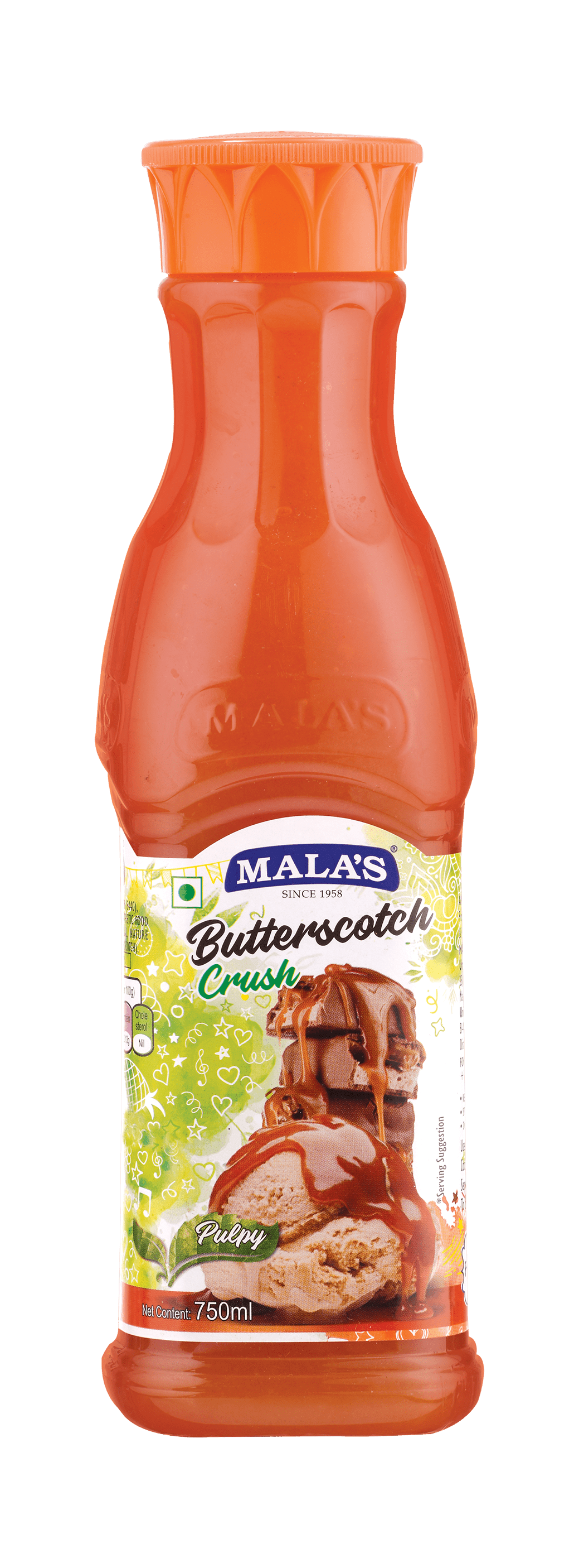 Mala's Butter Scotch Crush 1000ML Crush Mala's