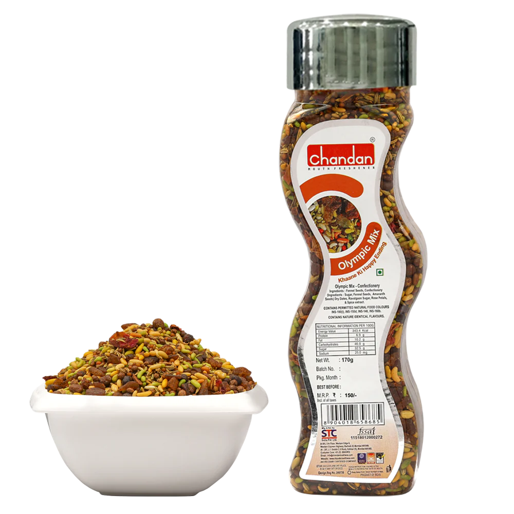 Chandan Mouth Freshener Olympic Mukhwas, 170g Mukhwas - Mouth Freshner Chandan