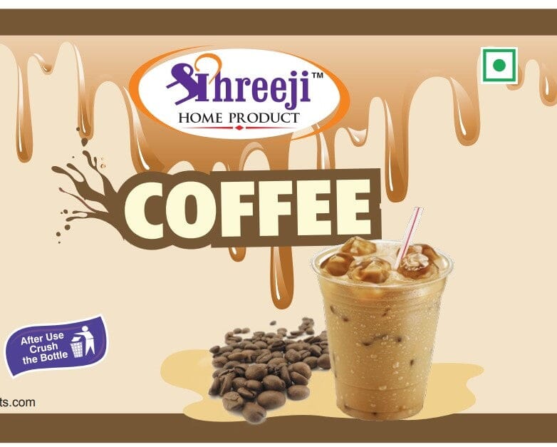 Shreeji Coffe Syrup Mix with Milk for Making Juice 750 ml Syrup Shreeji