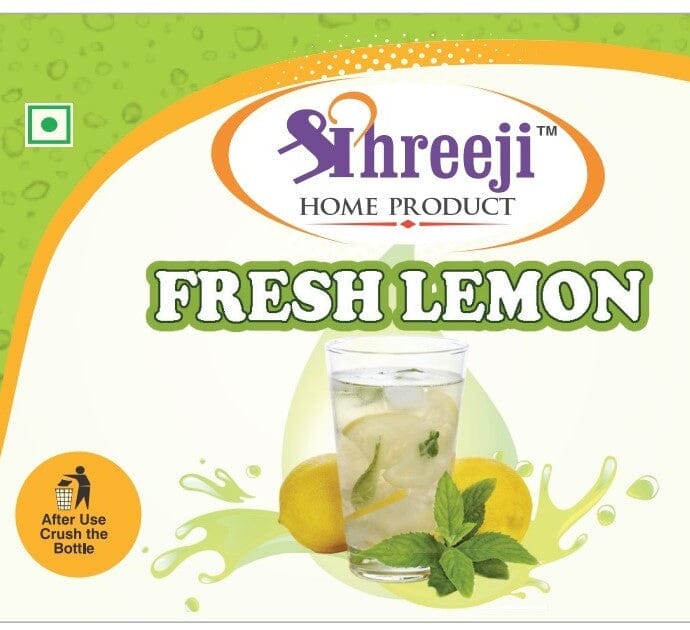 Shreeji Fresh Lemon Syrup Mix with Water / Soda for Making Juice 750 ml Syrup Shreeji
