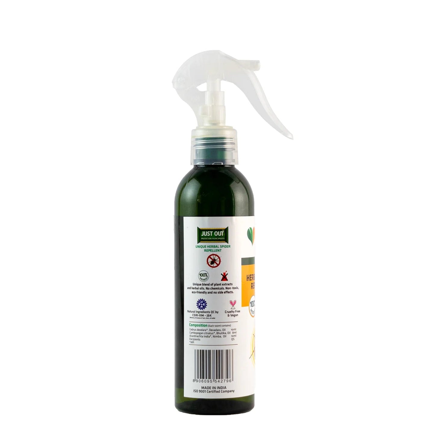 Herbal Strategi Spider Repellent Spray 200 ML | 100% herbal, biodegradable | Repel all variaties of Spirders | No side effects, cruelty-free, and vegan