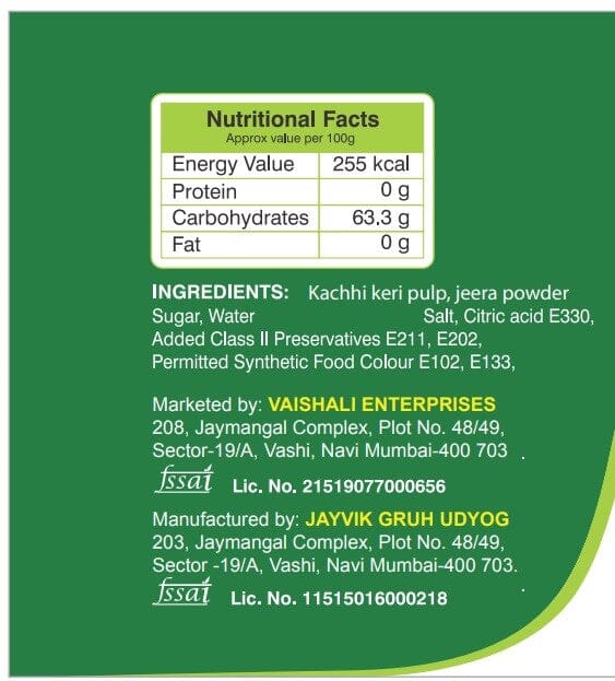 Shreeji Keri panha syrup Mix with Water / Soda for Making Juice 750 ml Syrup Shreeji