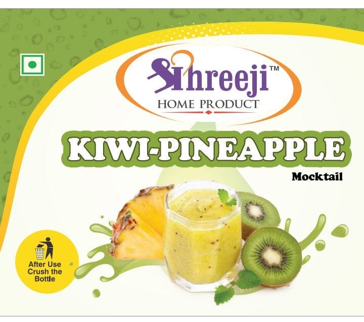 Shreeji Kiwi pineapple Syrup Mix with Water for Making Juice 750 ml Syrup Shreeji