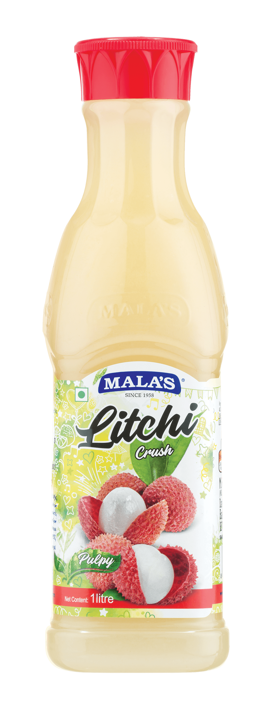 Mala's Litchi Crush 750ML Crush Mala's