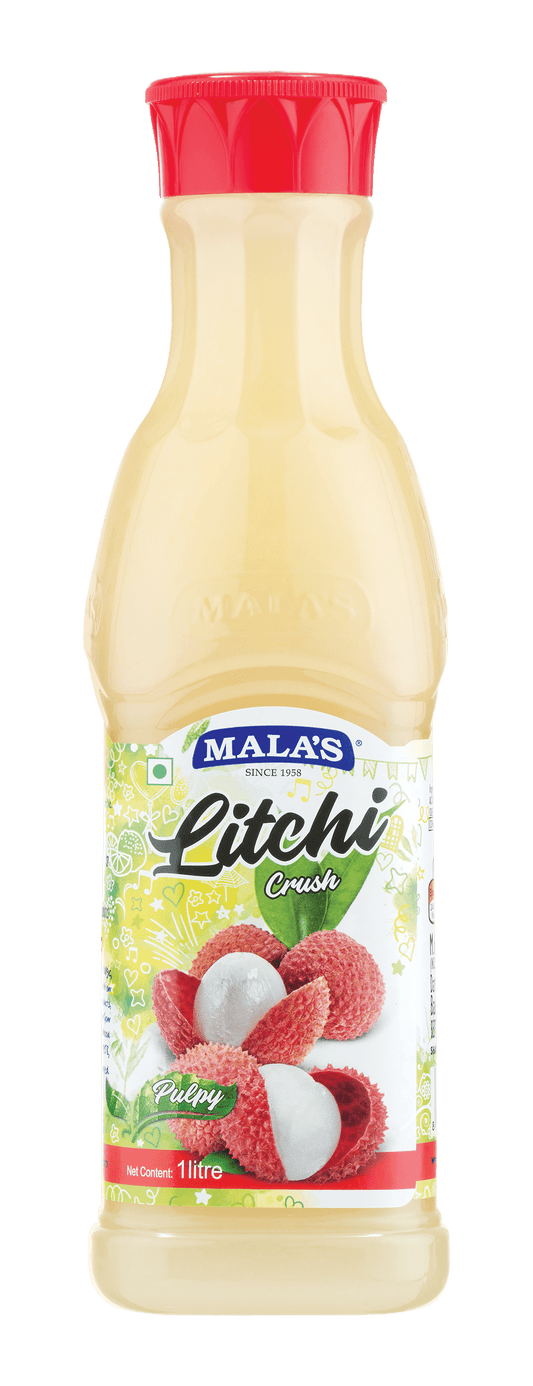 Mala's Litchi Crush 750ML Crush Mala's