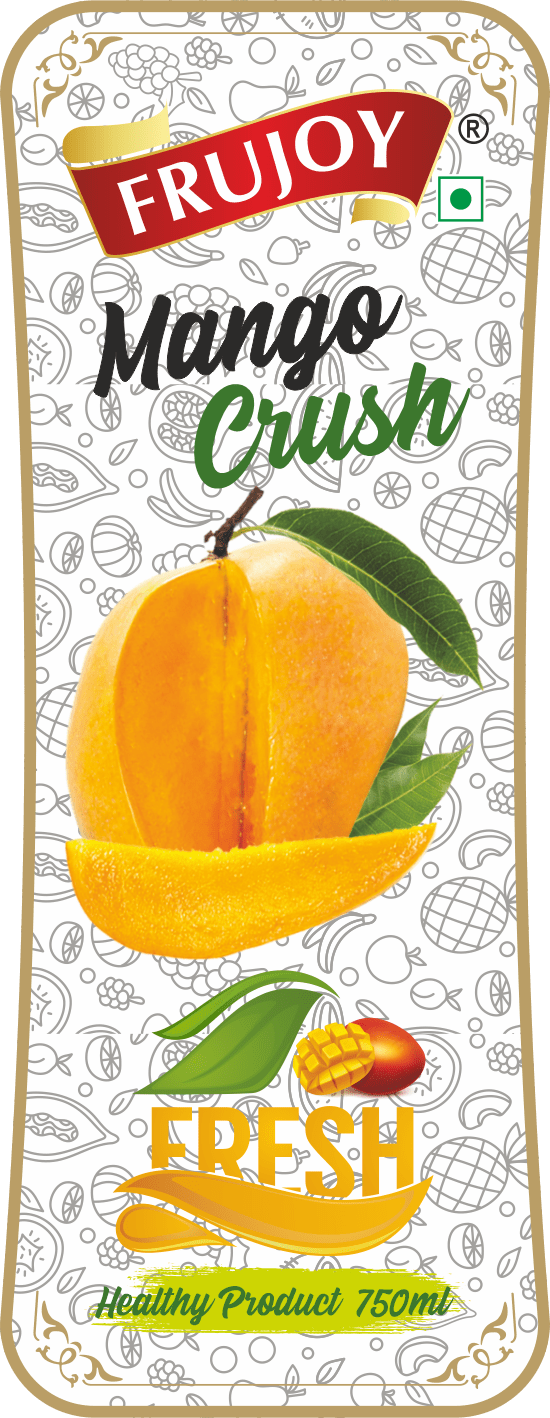 Frujoy Mango Crush 750ml | For Fruit Mocktail | Cocktail | Cake | Baking Essentials | Juices | Beverages Crush Frujoy