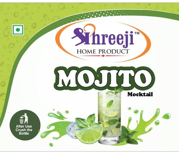 Shreeji Mojito Syrup Mix with Water / Soda for Making Juice 750 ml Syrup Shreeji